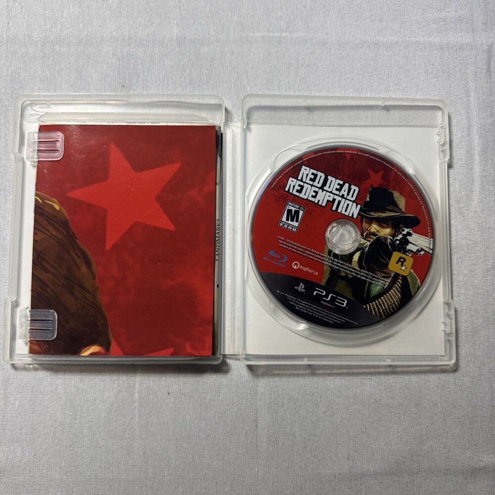 Red Dead Redemption PS3 Complete In Box With Map And Manual - Picture 3 of 4